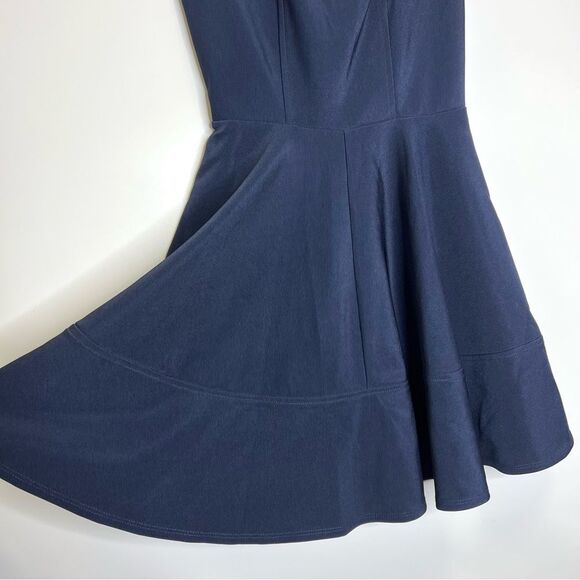 NEW Lulus Home Before Daylight Fit & Flare Mini Dress Navy Blue XS - Picture 5 of 11